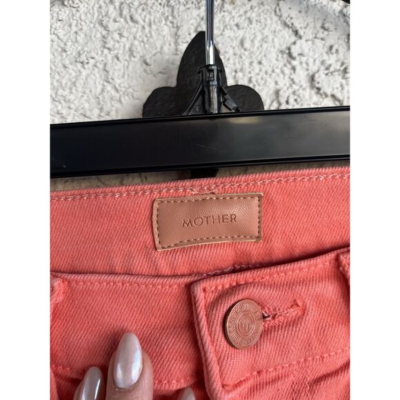 Mother The Hustler Ankle Fray - Size 25 - Persimmon - Picture 7 of 12